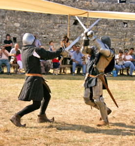 knights fighting